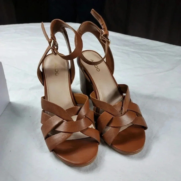 Aldo Glaclya Sandals Shoes - Aldo Gaclya Sandal Brown Size 7